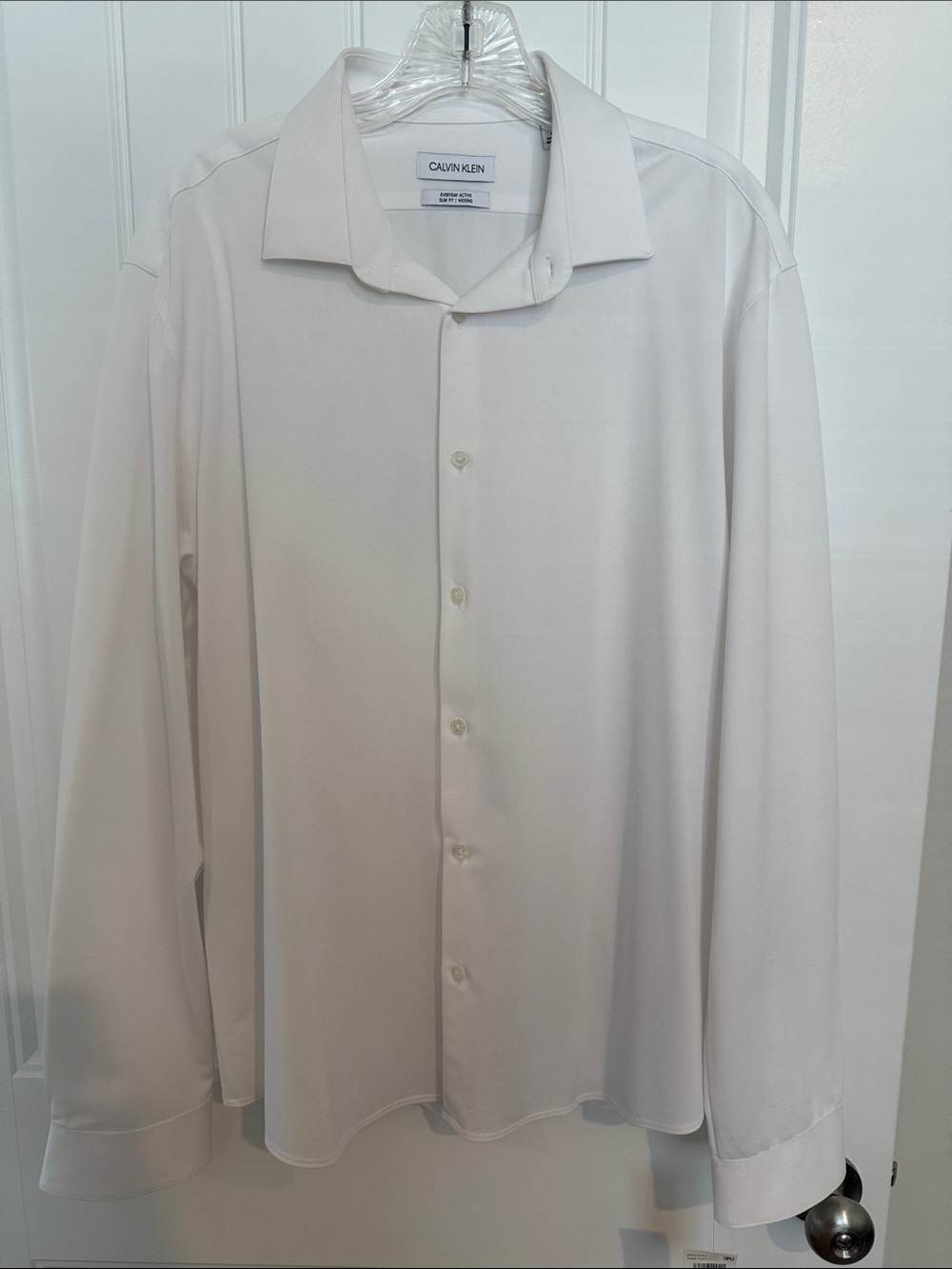 Calvin Klein Men's Classic White Dress Shirt